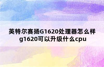 英特尔赛扬G1620处理器怎么样 g1620可以升级什么cpu